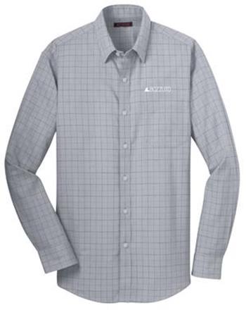 4944- Brooks Brothers® Wrinkle-Free Stretch Patterned Shirt 