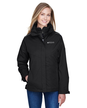 Core 365 Ladies Region 3-in-1 Jacket with Fleece Liner 