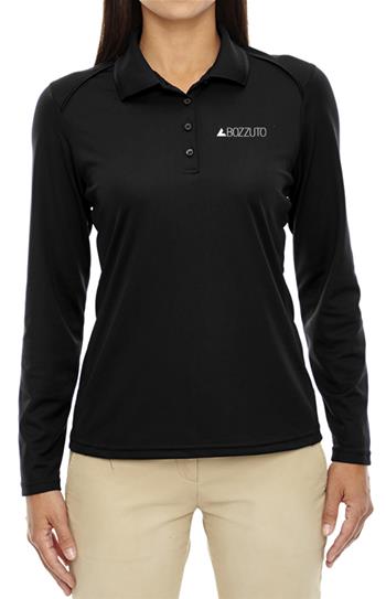 Harriton Ladies Advantage Snag Protection Plus IL Long Sleeve Polo 